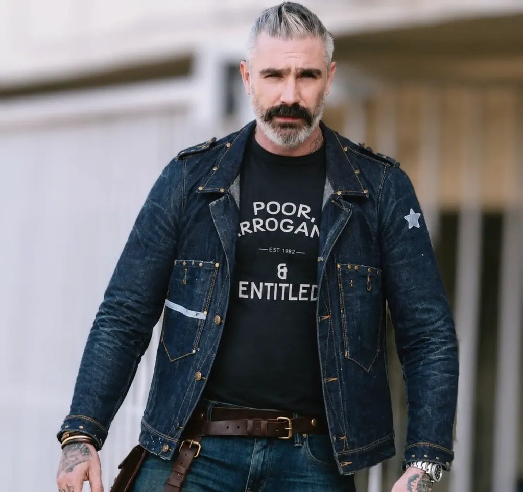 Hippie biker jacket