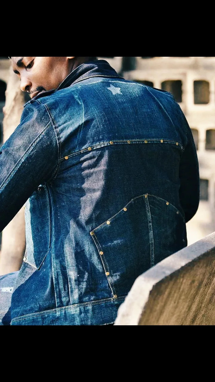 Hippie biker jacket